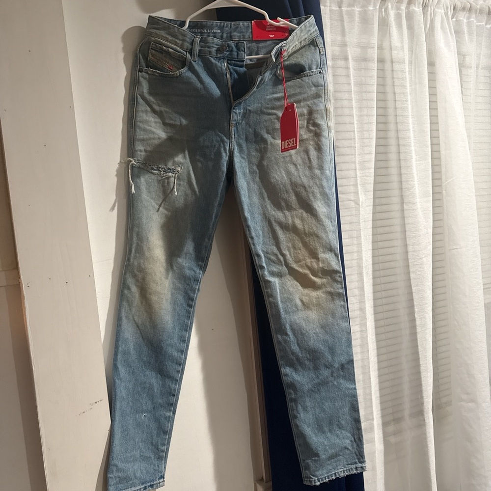 Diesel Women Light Blue Skinny Jeans